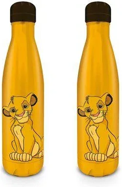 Botella de acero pyramid disney el rey león simba 550 ml