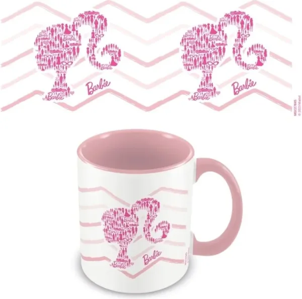 Taza pyramid barbie silueta