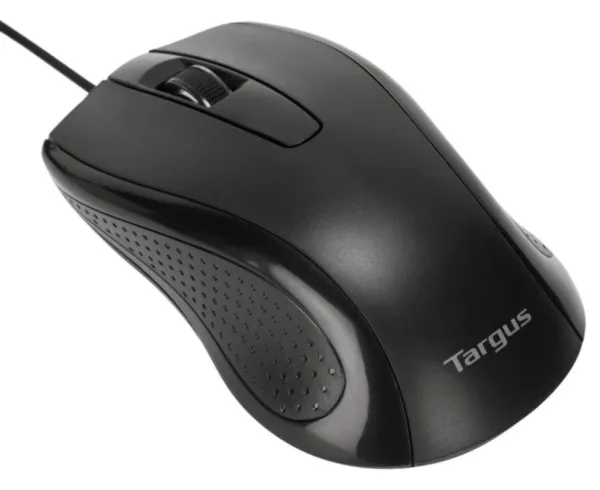 Raton Targus USB 1000Dpi Antimicrobiano Optico Negro USB