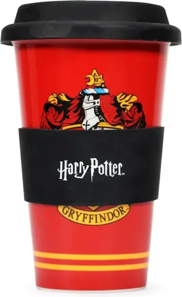 Vaso de viaje half moon bay harry potter gryffindor