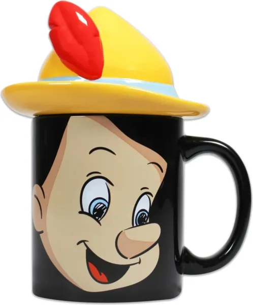 Taza 3d half moon bay disney pinocho 400ml