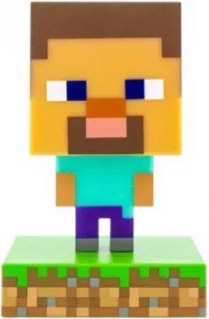 Lampara paladone icon minecraft steve