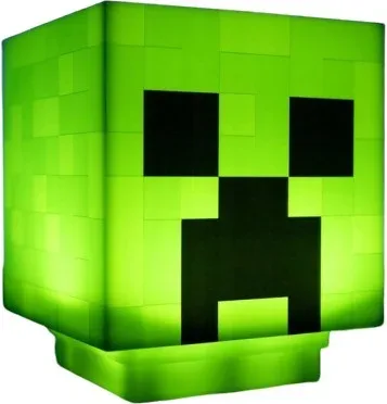 Lampara paladone minecraft creeper verde