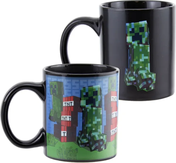 Taza termica paladone minecraft creeper