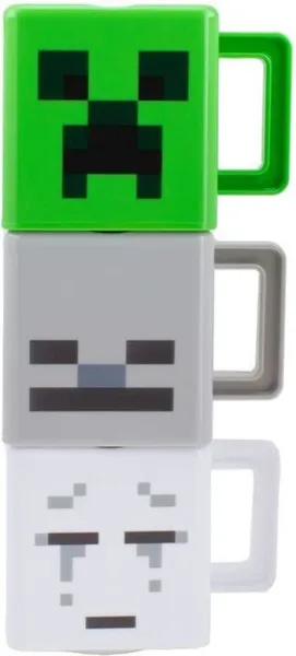 Tazas apilables paladone minecraft