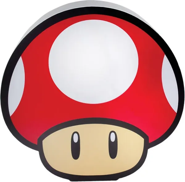 Lámpara de sobremesa paladone super mario mushroom