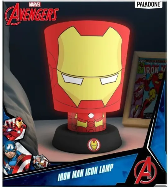 Lampara paladone marvel avegers iron man 28 cm