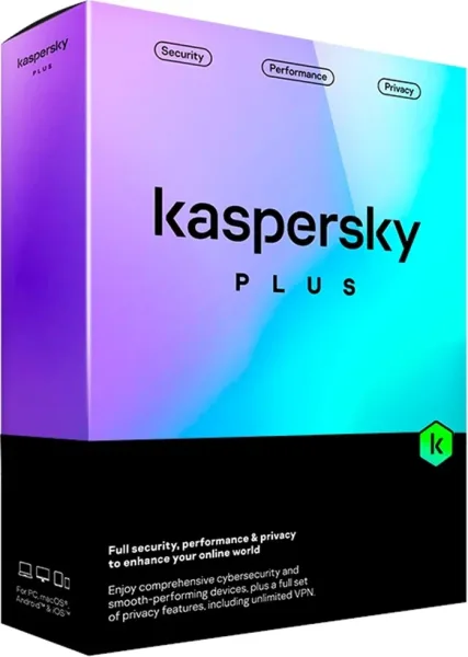 Antivirus kaspersky plus 5 dispositivos 1 año en caja