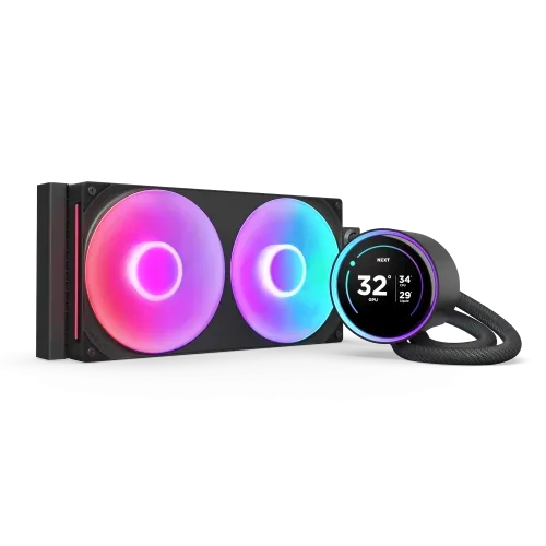 NZXT Kraken Elite 280 RGB Procesador Sistema de refrigeración líquida todo en uno 14 cm Negro 1 pieza(s)