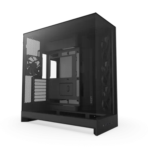Caja Nzxt H9 Flow (2025) Dual-Chamber Mid-Tower Case - All Black