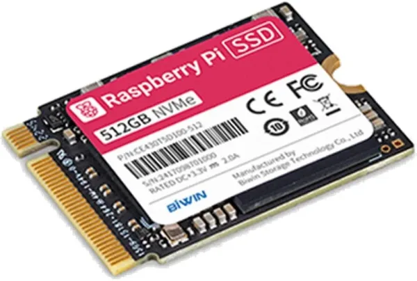 Disco duro interno SSD raspberry pi 5 512gb