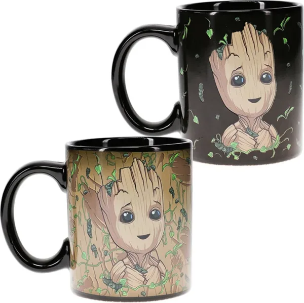 Taza termica paladone marvel guardianes de la galaxia groot