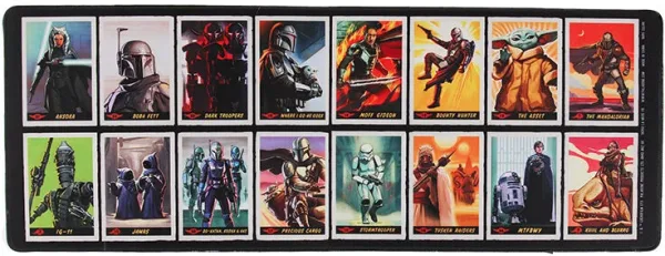 Alfombrilla escritorio paladone star wars el mandaloriano personajes