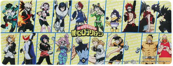 Alfombrilla escritorio paladone my hero academia personajes