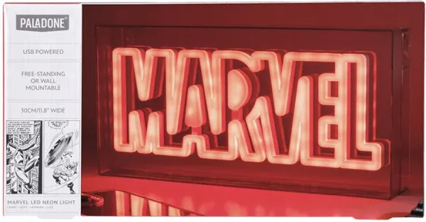 Lámpara paladone marvel logo LED neon light