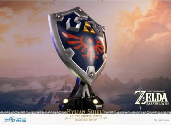 Replica first 4 figures collector edition the legend of zelda breath of the wild escudo hyliano