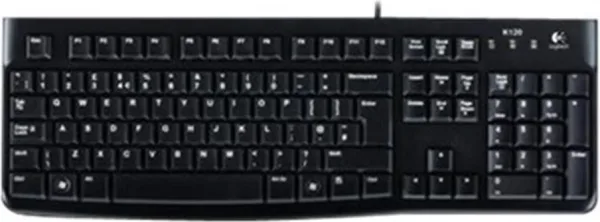 Teclado logitech k120 USB negro en ingles (eeuu)