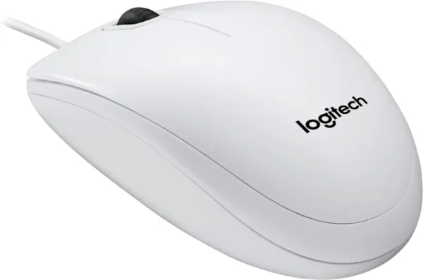 Mouse raton logitech b100 optico USB 2.0 blanco