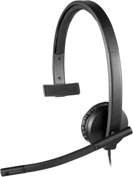 Auricular Logitech H570E/ con Micrófono/ USB/ Negro