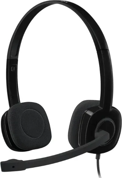 Auriculares Logitech H151/ con Micrófono/ Jack 3.5/ Negros