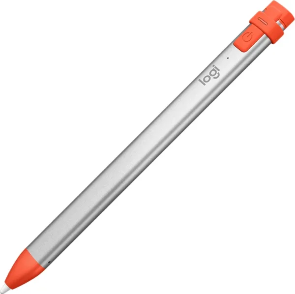 Lápiz Electrónico Logitech Crayon para iPad/ Naranja