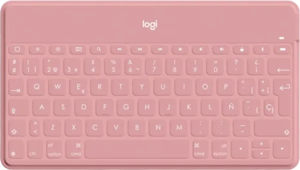 Teclado logitech keys to go wireless inalambrico para iphone ipad y apple tv blush