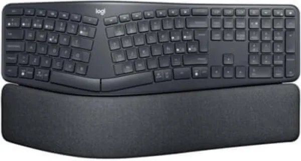 Teclado logitech ergo k860 ergonomico Bluetooth & wireless grafito