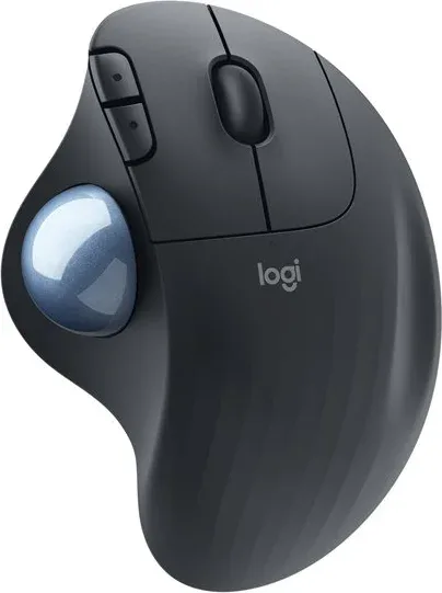 Mouse raton logitech trackball ergo m575 optico wireless inalambrico grafito
