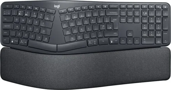Teclado logitech ergo k860 split for business con logi bolt Bluetooth wireles inalambrico grafito