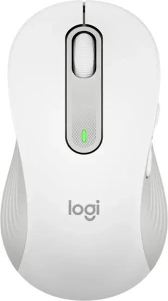 Mouse raton logitech m650 para zurdos optico wireless inalambrico blanco crudo
