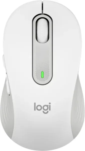 Mouse raton logitech m650 mediano optico wireless inalambrico blanco crudo