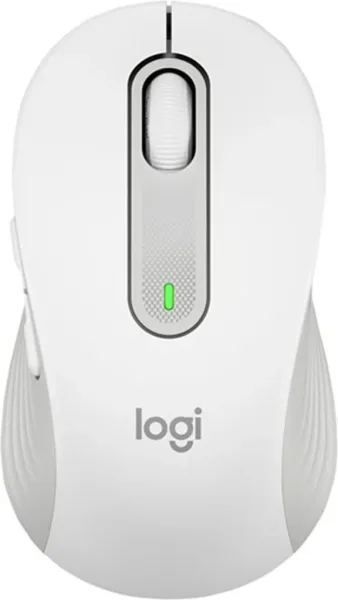 Mouse raton logitech m650 for business mediano wireless inalambrico blanco crudo