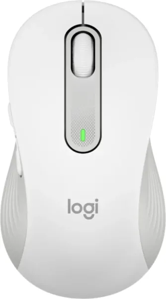 Mouse raton logitech m650 for business grande wireless inalambrico blanco crudo