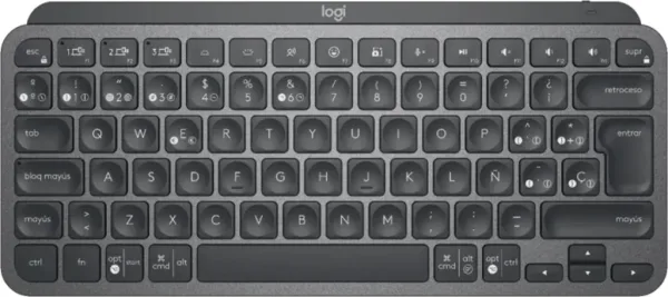 Teclado logitech mx keys mini grafito wireless inalambrico español bateria