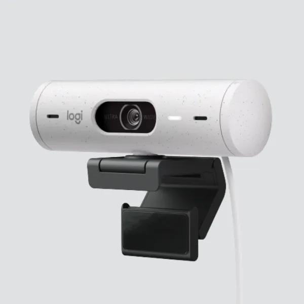 Webcam logitech brio 500 blanco crudo full HD -  USB tipo c