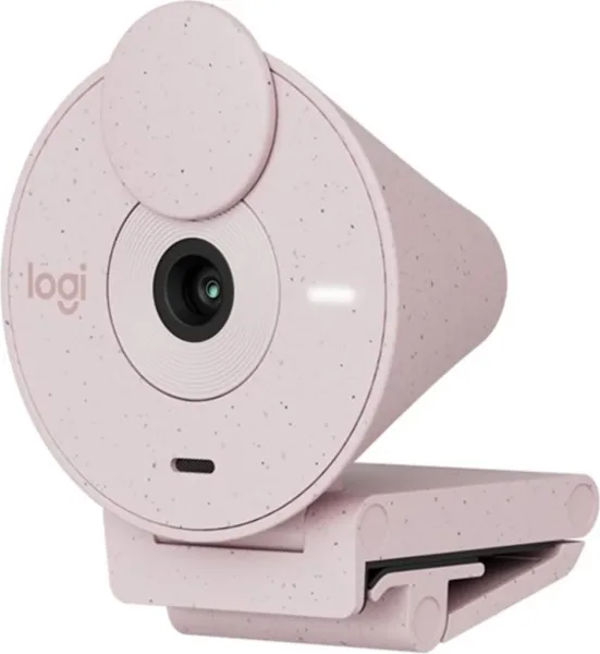 Webcam logitech brio 300 rosado full HD -  USB tipo c