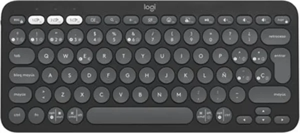 Teclado logitech pebble keys 2 k380s inalambrico grafito