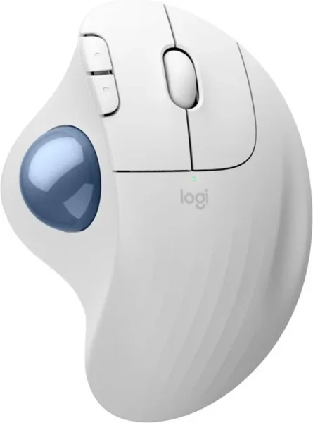 Raton inalambrico logitech ergo m575s blanco