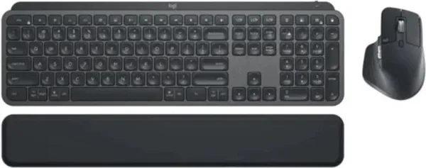 Teclado + raton logitech mx keys s combo inalambrico grafito español