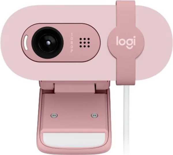 Webcam logitech brio 100 rosado full HD -  USB