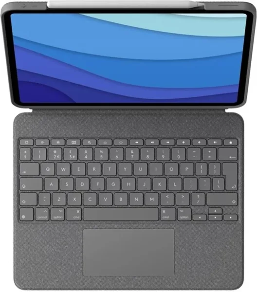 Funda logitech combo touch para con teclado para ipad pro m4 11 pulgadas grafito