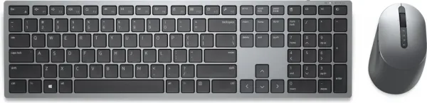 Combo Teclado Raton Dell Km7321W Gris Titanio Inalambrico