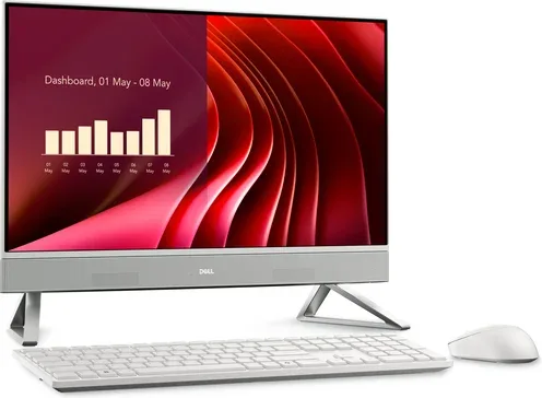 DELL EC24250 Intel Core 7 150U 60,5 cm (23.8") 1920 x 1080 Pixeles PC todo en uno 16 GB DDR5-SDRAM 1 TB SSD Windows 11 Pro Wi-Fi 6E (802.11ax) Perlado, Blanco