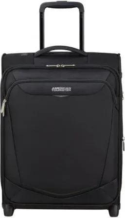 Maleta de Cabina American Tourister Upright SummerRide 55cm/ 55x40x20cm/ 2 Ruedas/ Negra