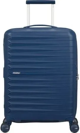 Maleta de Cabina American Tourister FastForward Spinner Expansible 55cm/ 55x40x23cm/ 4 Ruedas/ Azul Marino