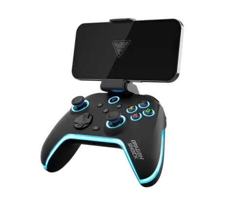 Dragonshock Aurora Plus Negro Bluetooth/RF/USB Gamepad Analógico/Digital Android, PC, Playstation 3, iOS