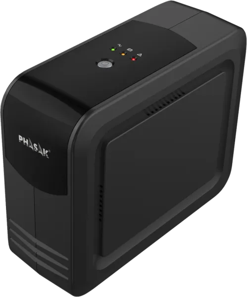SAI Línea Interactiva Phasak Smart Lite 750 VA/ 750VA-450W/ 3 Salidas/ Formato Torre