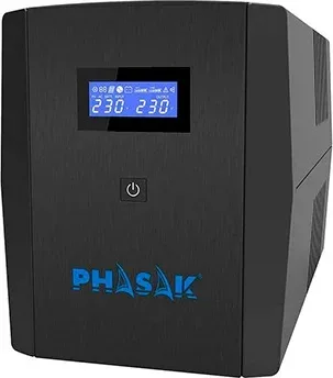 SAI Línea Interactiva Phasak SIRIUS 2260 VA Interactive/ 2260VA-1320W/ 4 Salidas/ Formato Torre