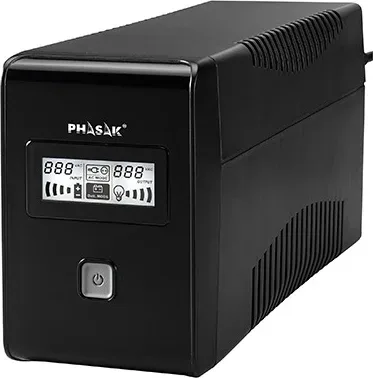 SAI Línea Interactiva Phasak 850 VA LCD Interactive/ 850VA/ 2 Salidas/ Formato Torre