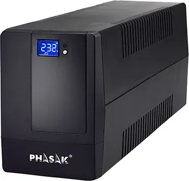 SAI Línea Interactiva Phasak 1000 VA LCD/ 1000VA/ 4 Salidas/ Formato Torre